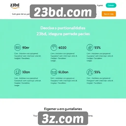 Funcionalidades destacadas do site 23bd.com
